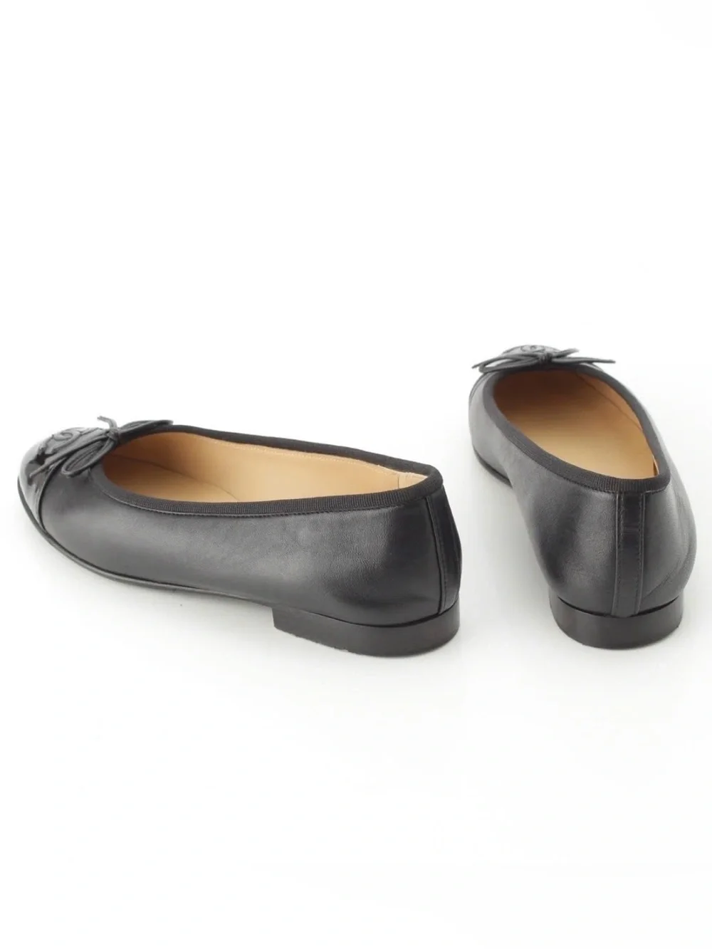CHANEL lambskin patent